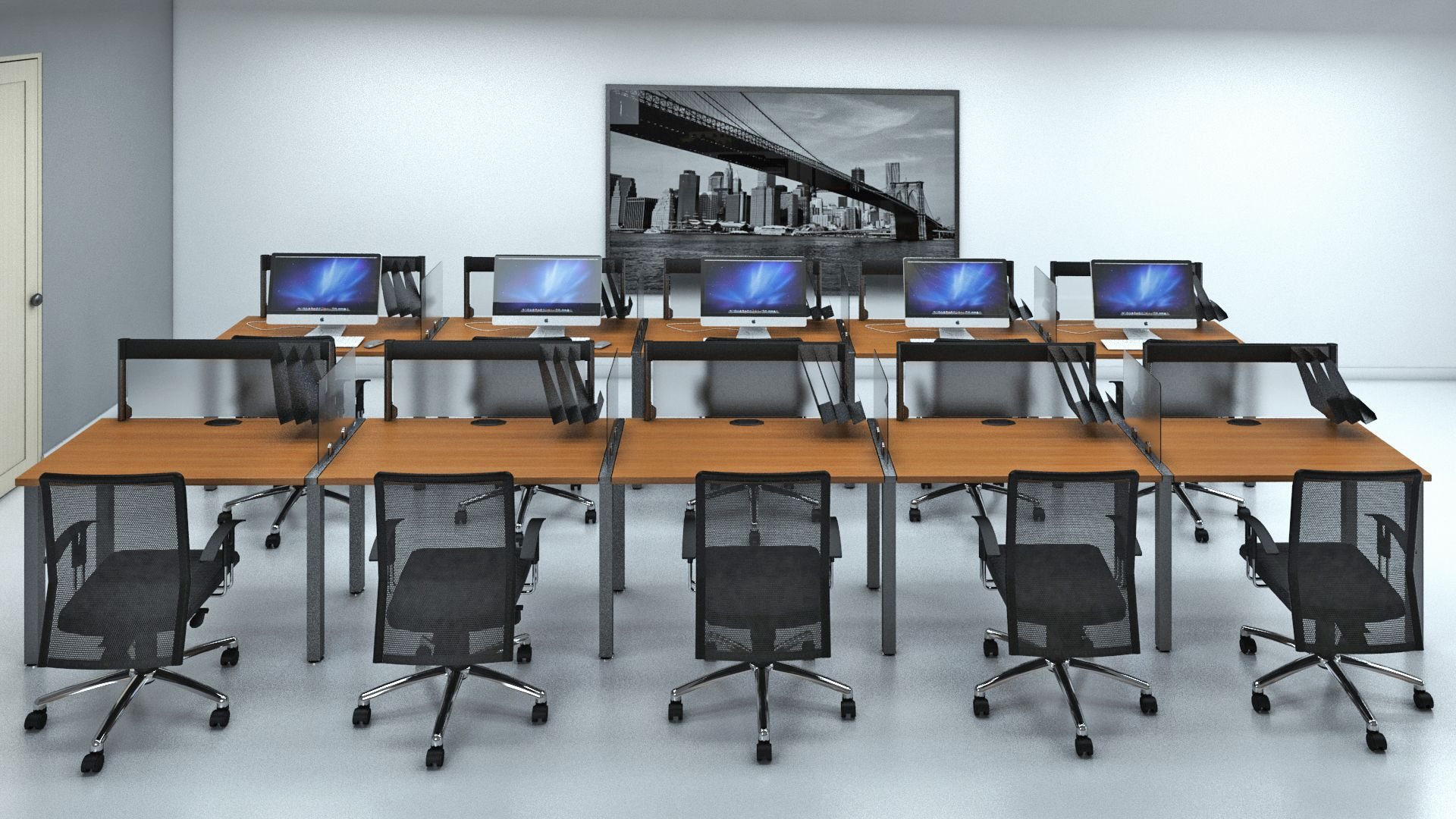 Galería de Escritorios rectos para Operativos Línea SOM