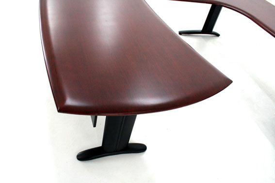 Galería de Estación de trabajo en "U" Cubiertas termoformadas y Bases Metálicas  Línea Cassel