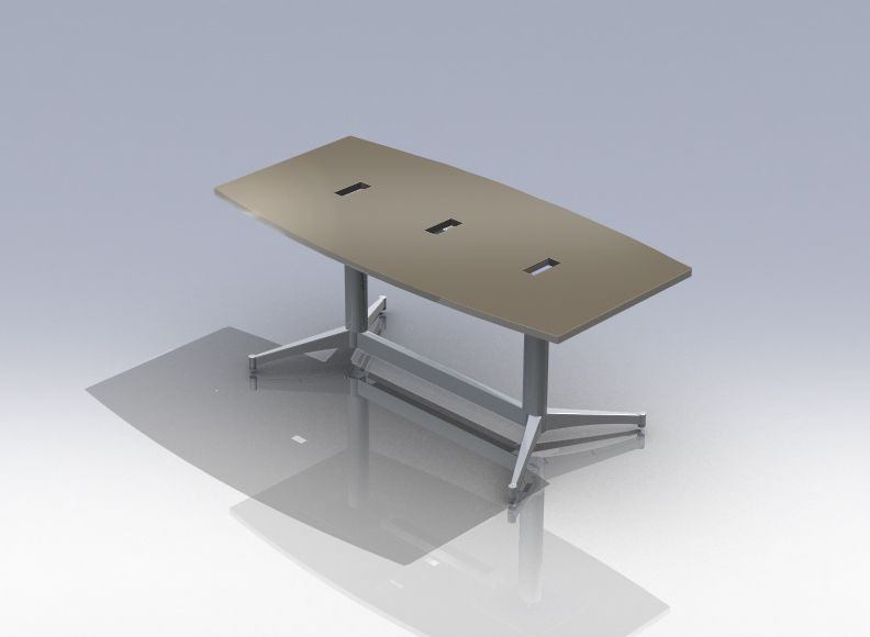 Galería de Mesa de Juntas Lariss para 8 personas con Módulos de poder a superficie