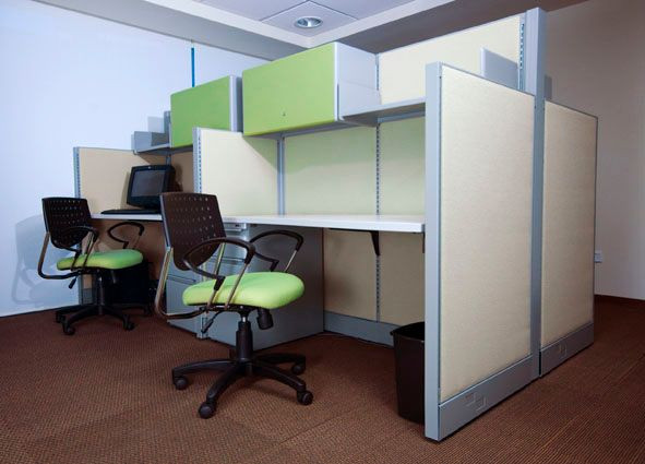 Galería de Módulos Rectos con Cajonera pedestal 2 cajones papeleros y uno de archivo, Flipper door y Entrepaño bajo