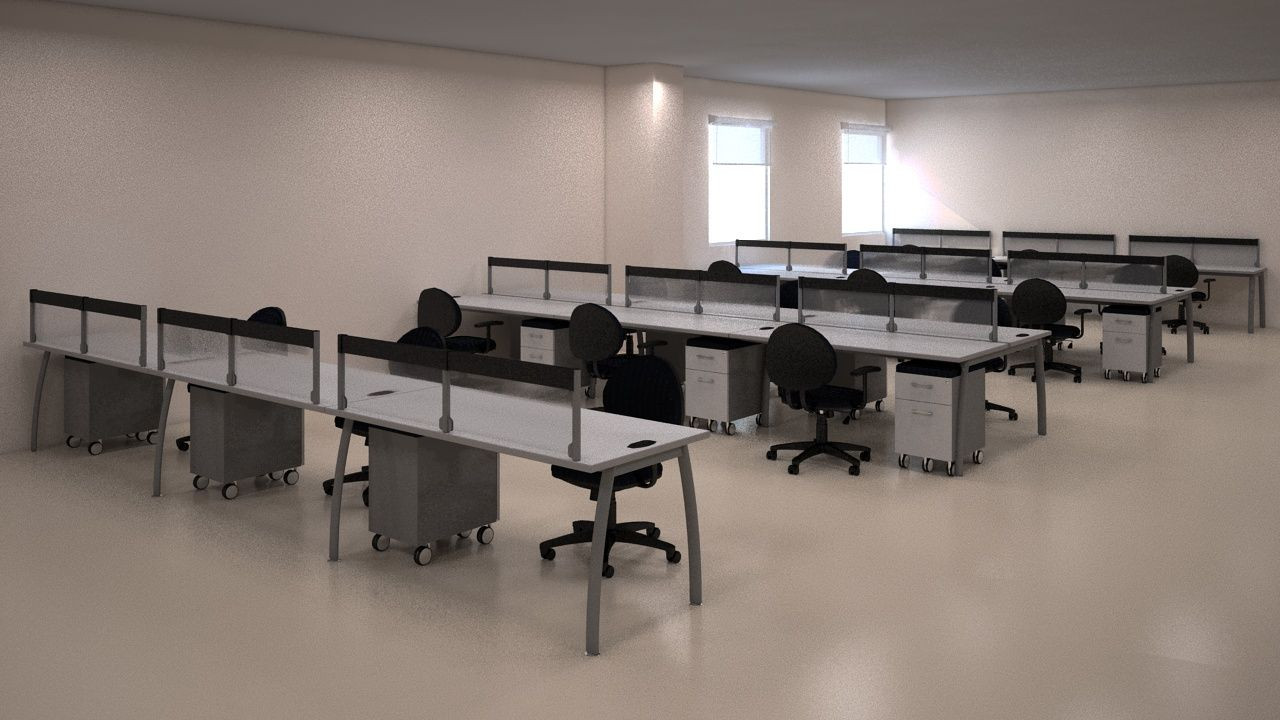 Galería de Módulos de Trabajo SOM para áreas abiertas / Open Office