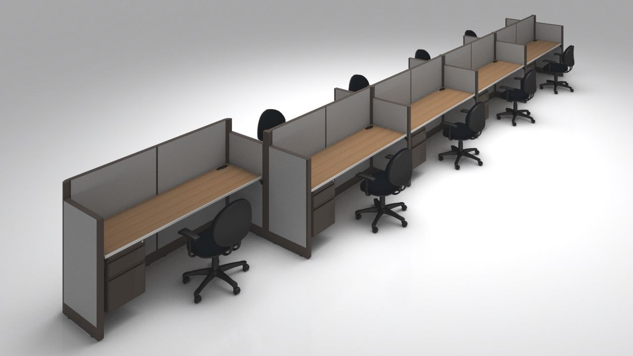 Galería de Módulo de trabajo 8 Operativos y una Jefatura Línea MS