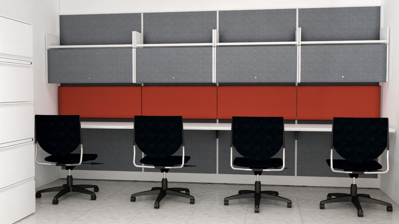 Galería de Módulo 4 personas soportados panelería Línea MS