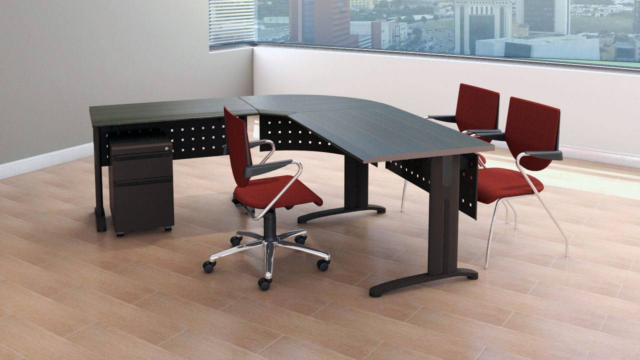 Galería de Módulo en "L" Línea Cassel con cubierta estilo Cascada